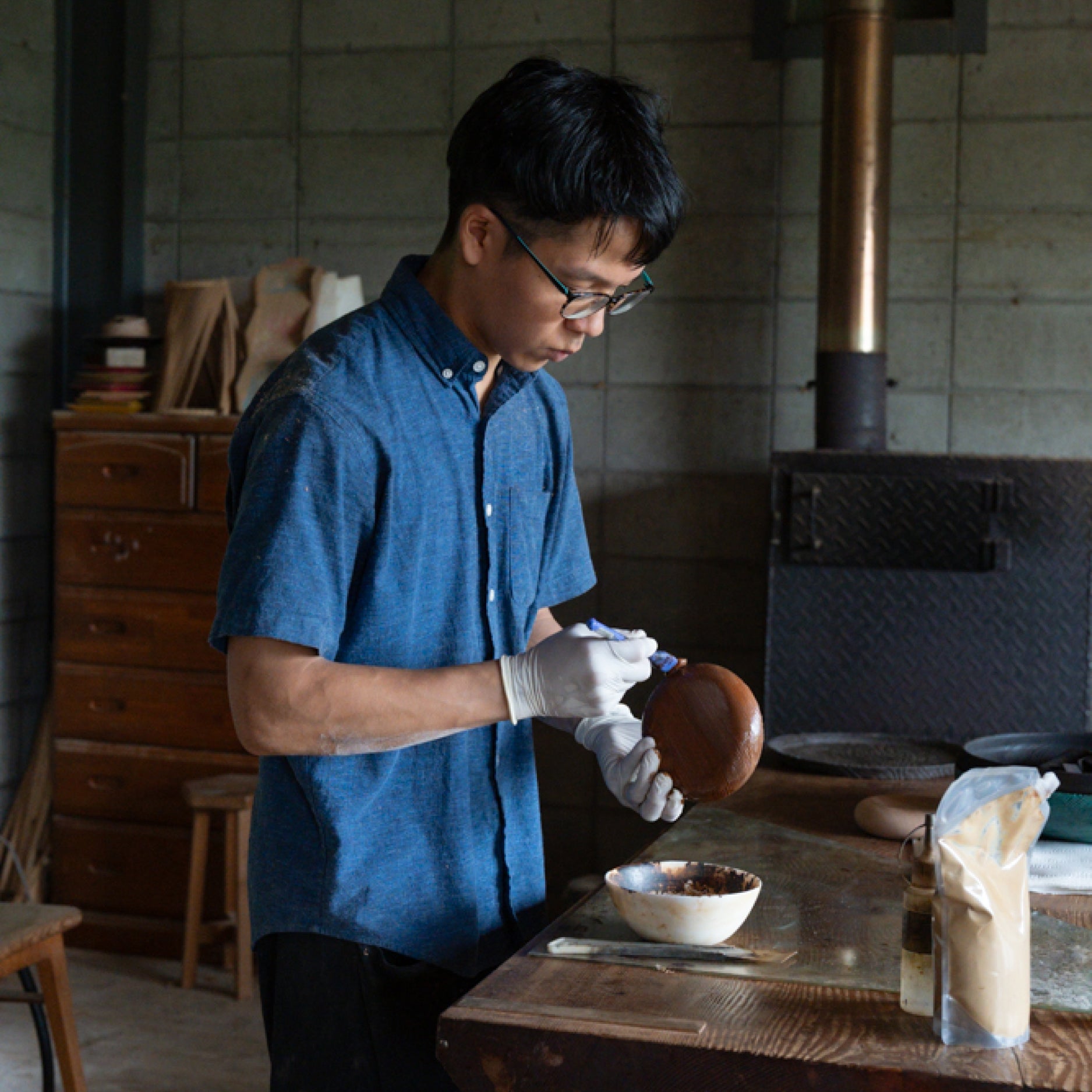 Round Sake Cup