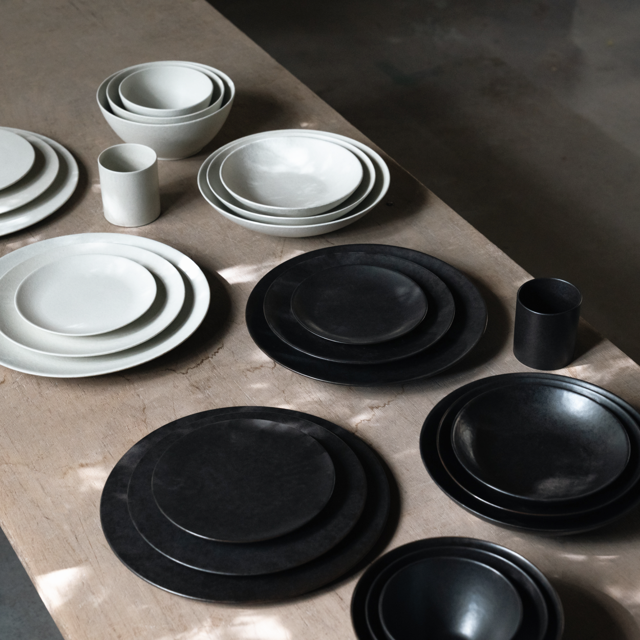 Shigaraki Flat Plates - White