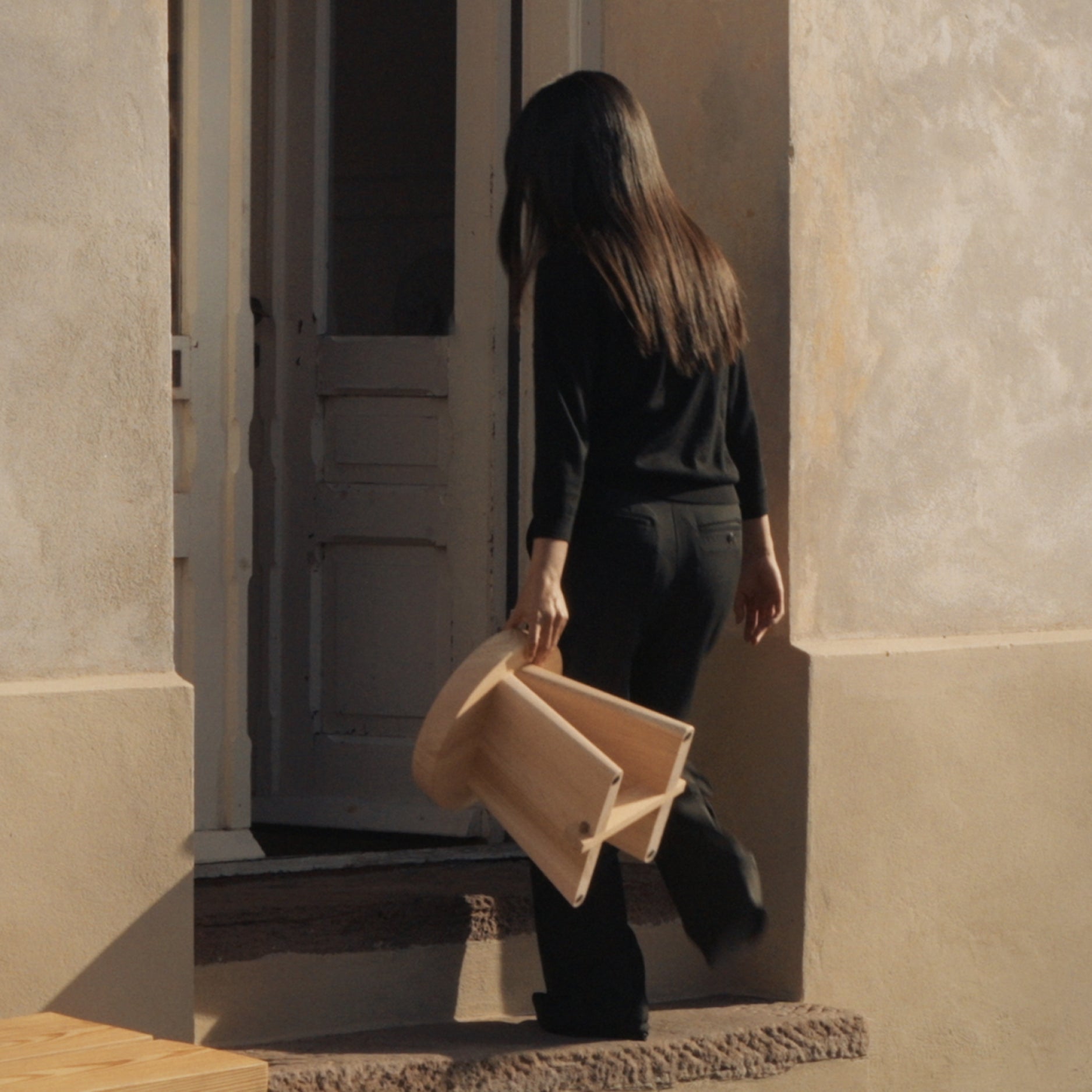 Joinery Stool Black | POJ Studio x Norm Architects
