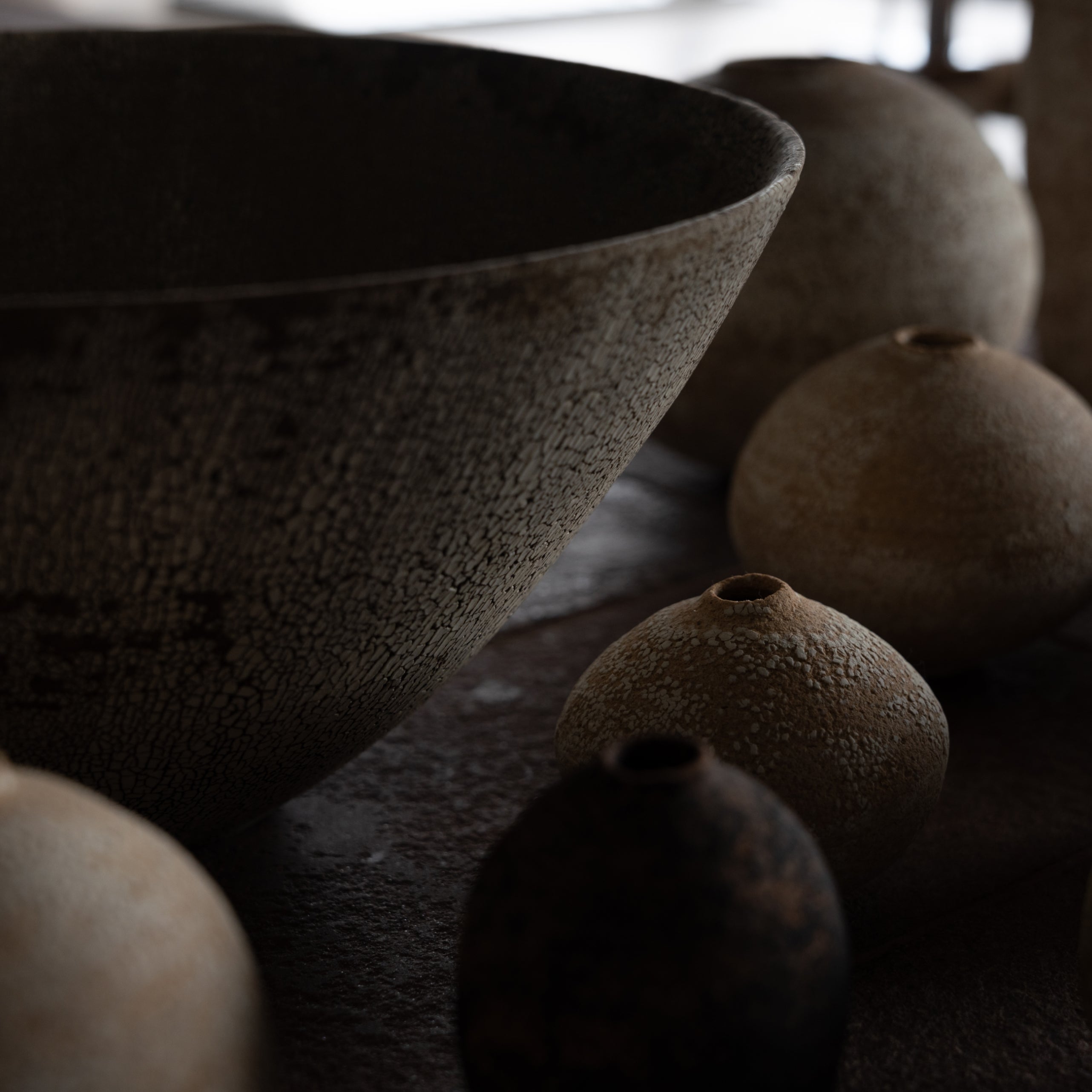 Oval vase S
