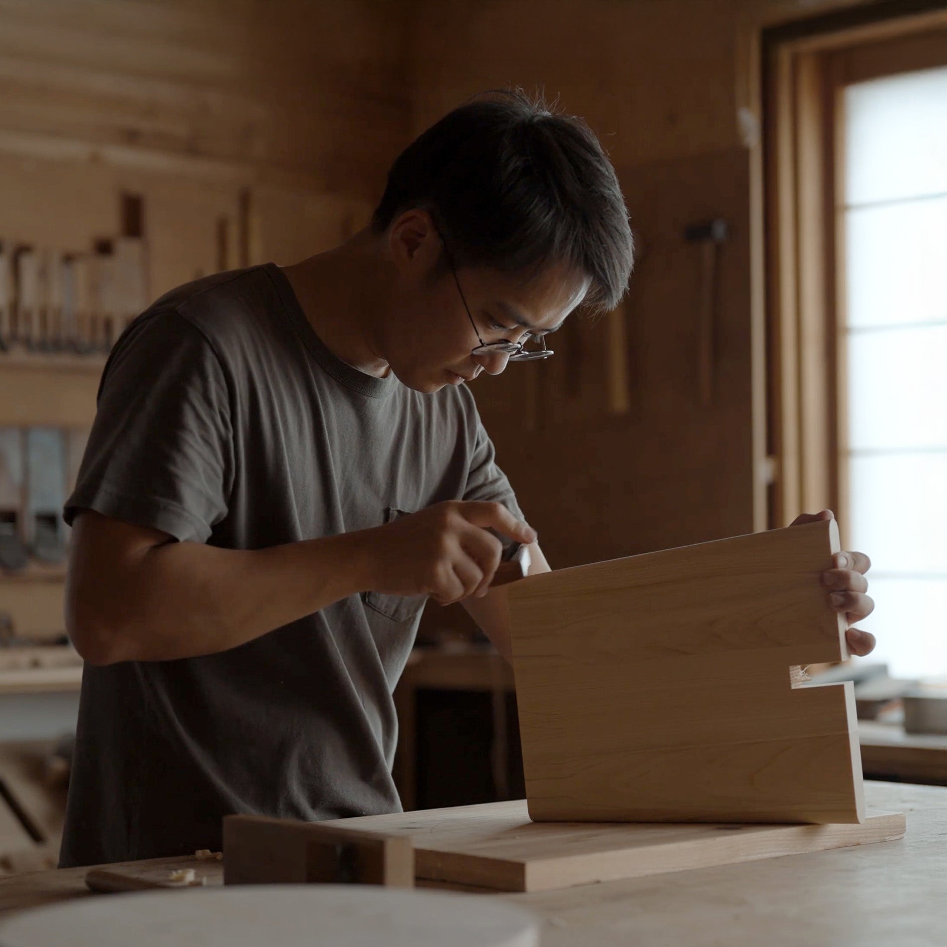 Joinery Stool Black | POJ Studio x Norm Architects