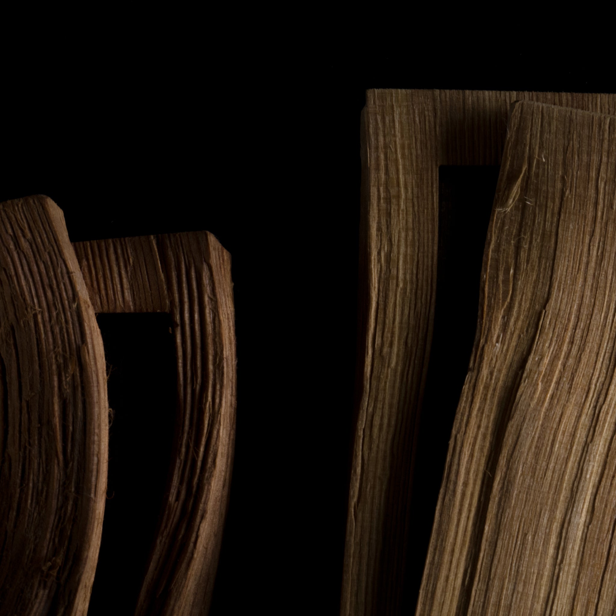 Abstract Cedar Box